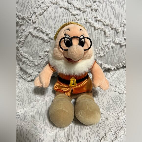 Disney Store Exclusive Doc Plush Snow White and the Seven Dwarfs